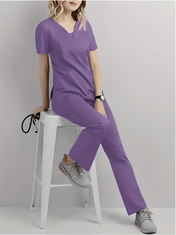 Discover the Comfort of Nurse V-Neck Scrubs - Image 7