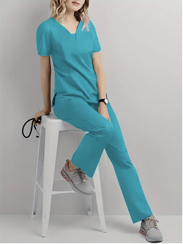 Discover the Comfort of Nurse V-Neck Scrubs