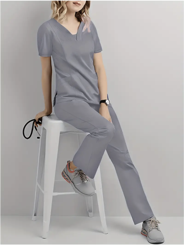 Discover the Comfort of Nurse V-Neck Scrubs - Image 3
